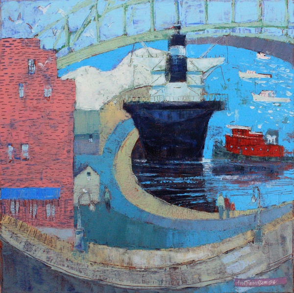 Click here to view Harbor Works (Portsmouth at Work) by Ann Trainor Domingue
