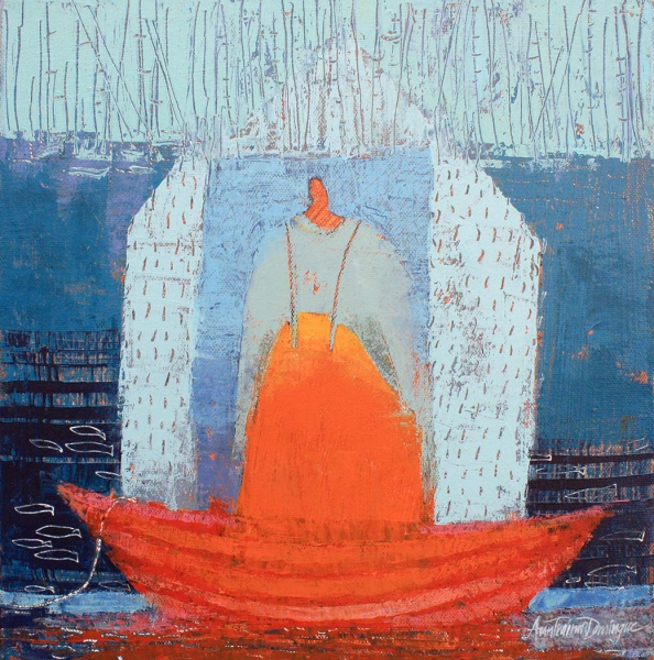 Click here to view A Fisherman's Life (Eddie Ritter's Dory) Ptown by Ann Trainor Domingue