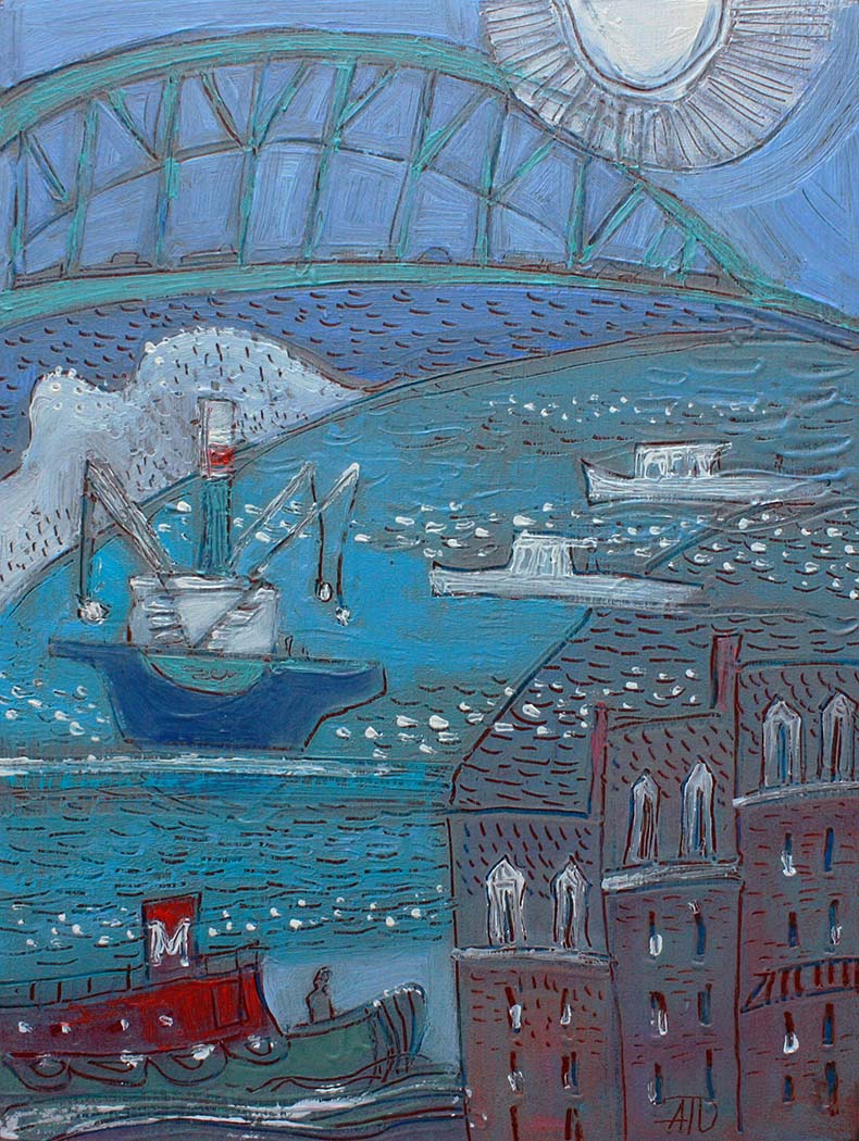 Click here to view Harbor at Work by Ann Trainor Domingue
