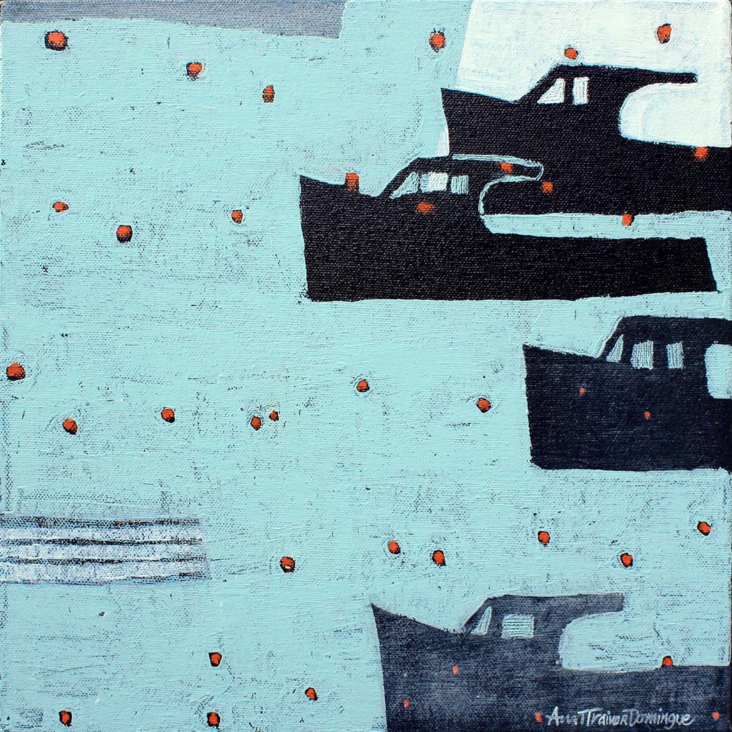 Click here to view Lobster Boats at Rest by Ann Trainor Domingue