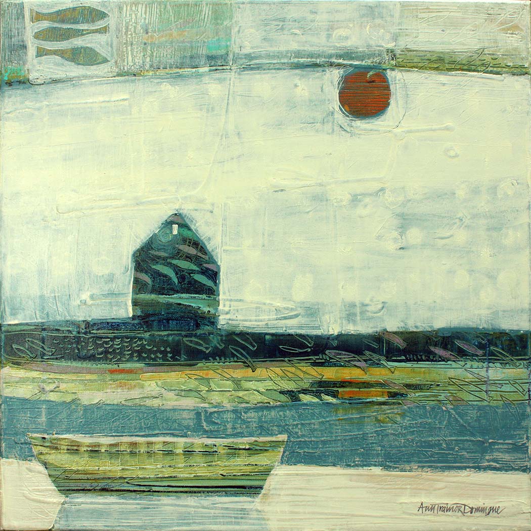 Click here to view Over the Horizon Blue 2 by Ann Trainor Domingue