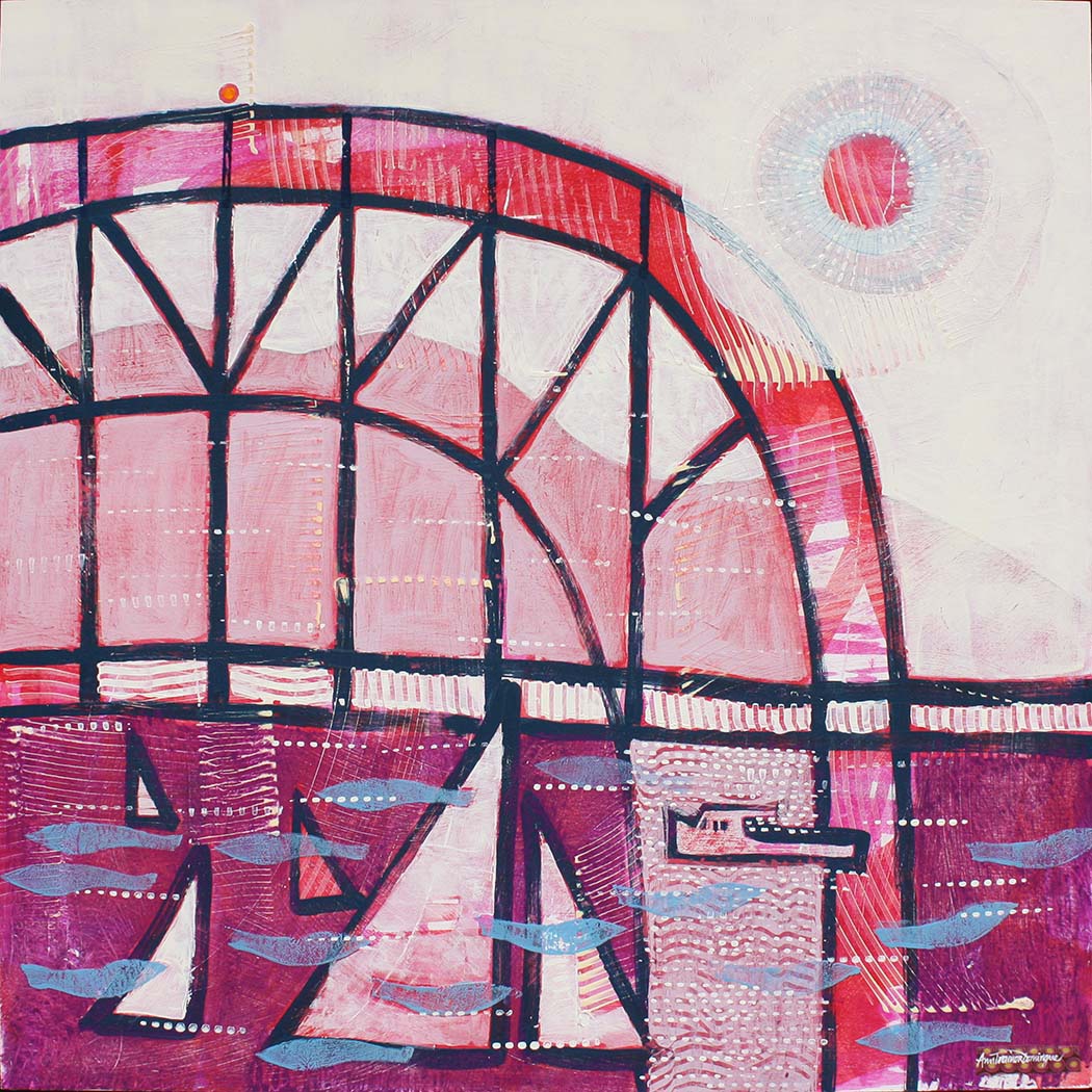 Click here to view Village Heat Wave by Ann Trainor Domingue